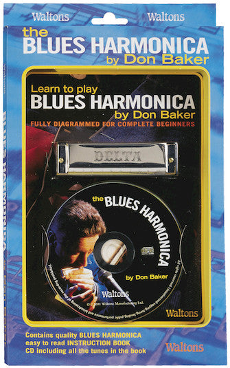 Learn to Play Blues Harmonica Harmonica/Book/CD Media Hal Leonard