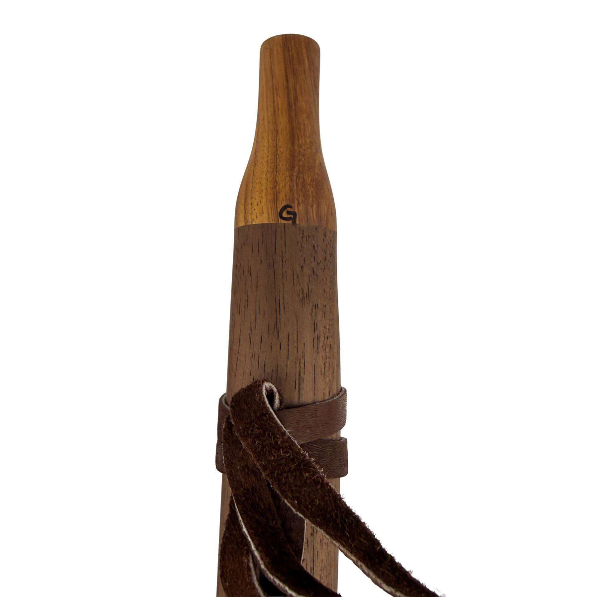 Native American Flute in G Minor by Nash Tavewa, Peruvian Black Walnut with Zebrawood Mouthpiece