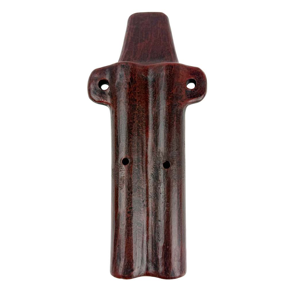 Native American Wet-tuned Harmonic Clay Flute in G, by Nash Tavewa