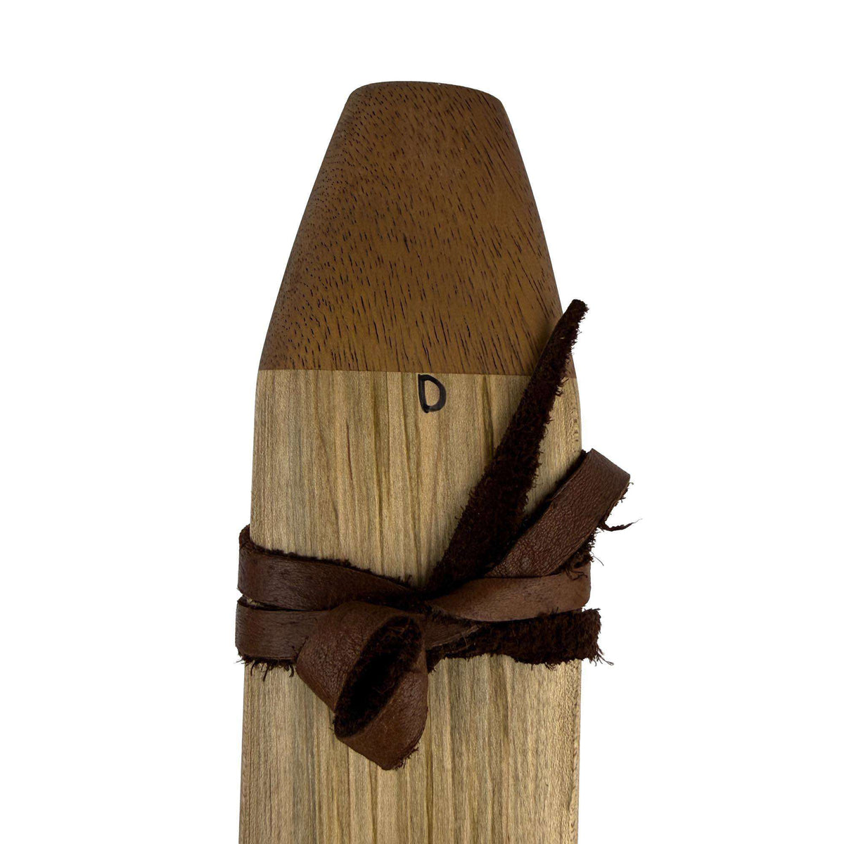 Native American Drone Flute in D minor by Nash Tavewa, Maple with Acacia Mouthpiece