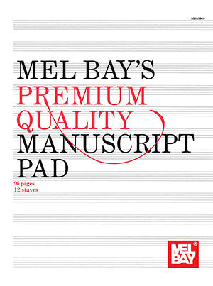 Premium Quality Manuscript Pad 12-Stave