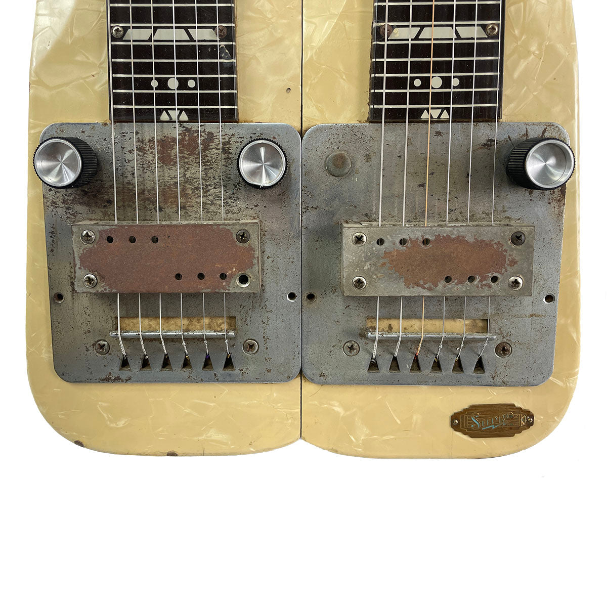 Supro Double Neck Lap Steel Guitar Guitars Lark in the Morning