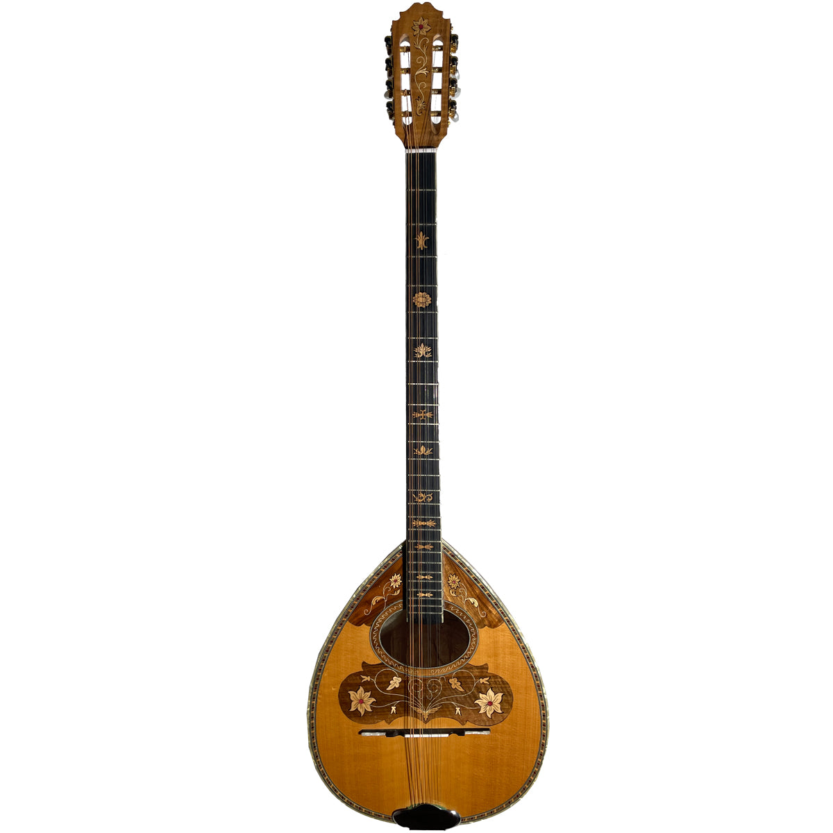 Sakis 8 String Bouzouki, 60 Stave Natural Special Walnut Back Bouzoukis Lark in the Morning
