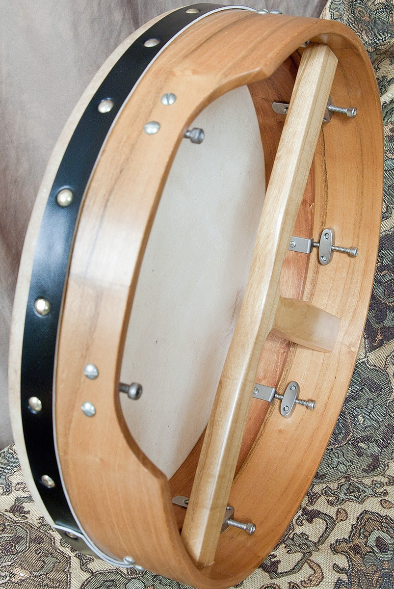 Roosebeck Bodhran, 14" x 3.5", Tune, Mulberry, T-Bar