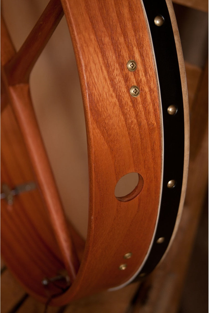 Roosebeck Tunable Red Cedar Bodhran Cross-Bar Double-Layer Natural Head 18 inch x 3.5 inch