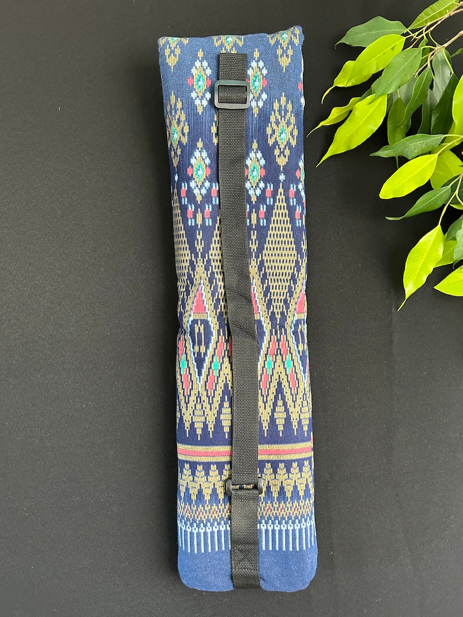 Little Fish Cotton Flute Bag - Blue Trance - Suitable for Medium Flute Flute Bags Little Fish Artwork