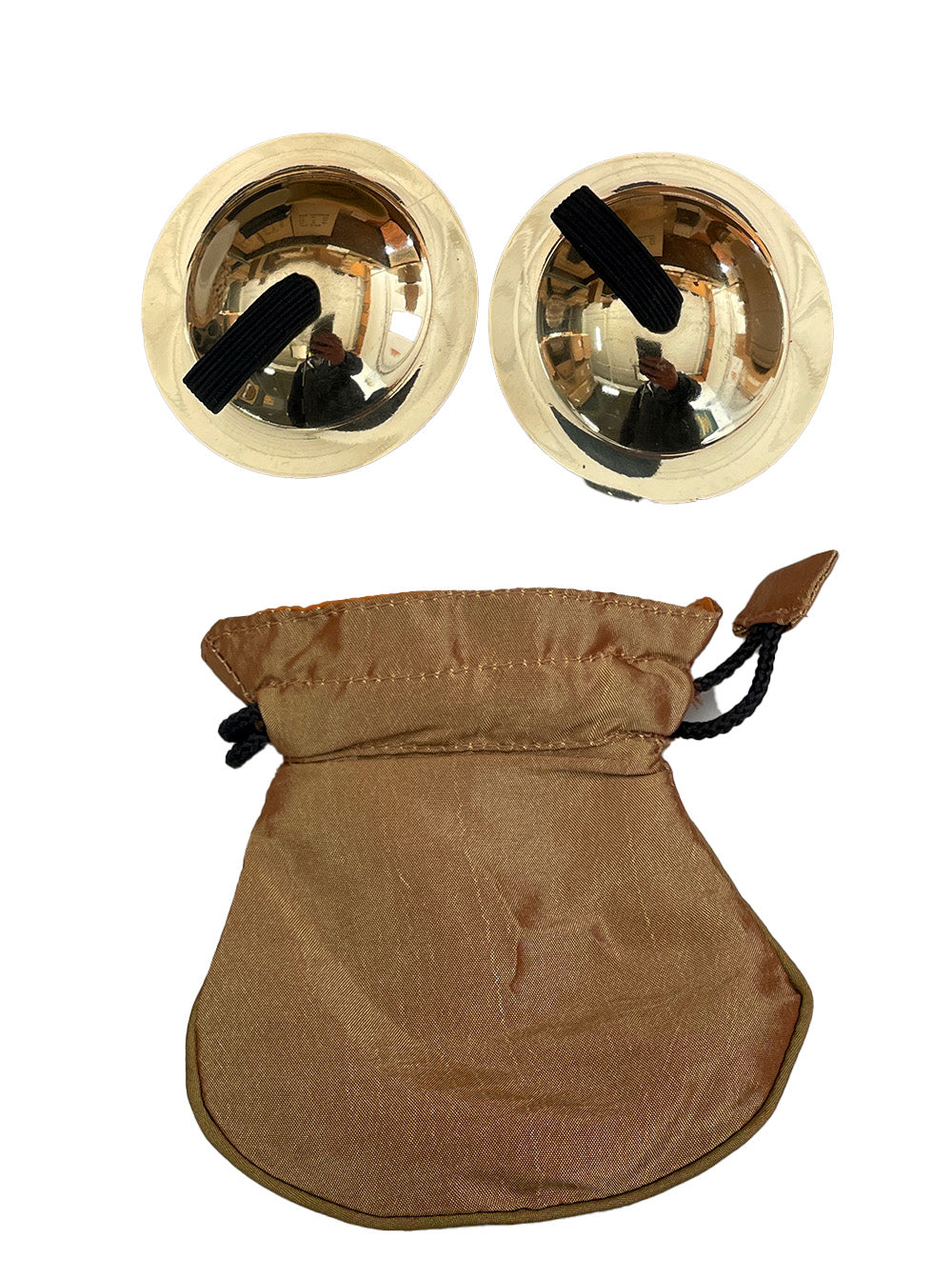 Finger Cymbals in Cloth Bag Hand Cymbals Lark in the Morning