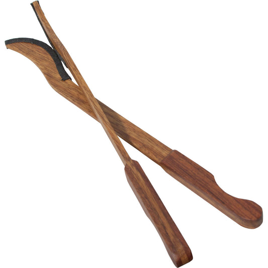 Roosebeck Dulcimer Hammers Sheesham, Leather Padded - Pair Hammered Dulcimer Hammers Roosebeck