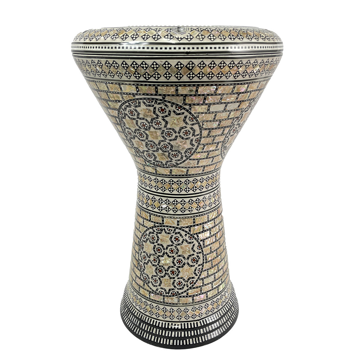 Gawharet El Fan Ceramic Doumbek, Golden Pearl Dumbeks Gawharet El Fan