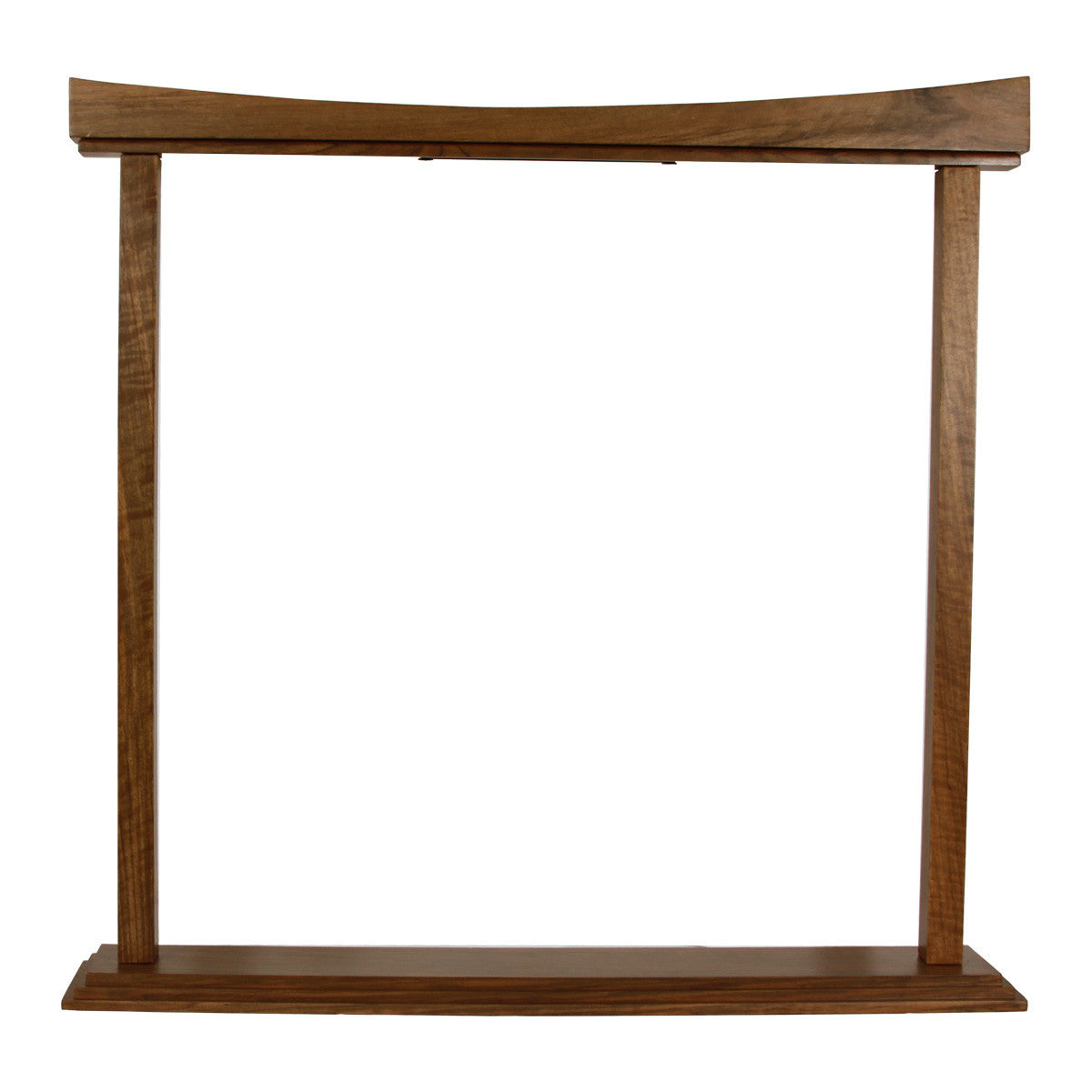 DOBANI Curved Gong Stand 22-Inch - Walnut Gongs DOBANI