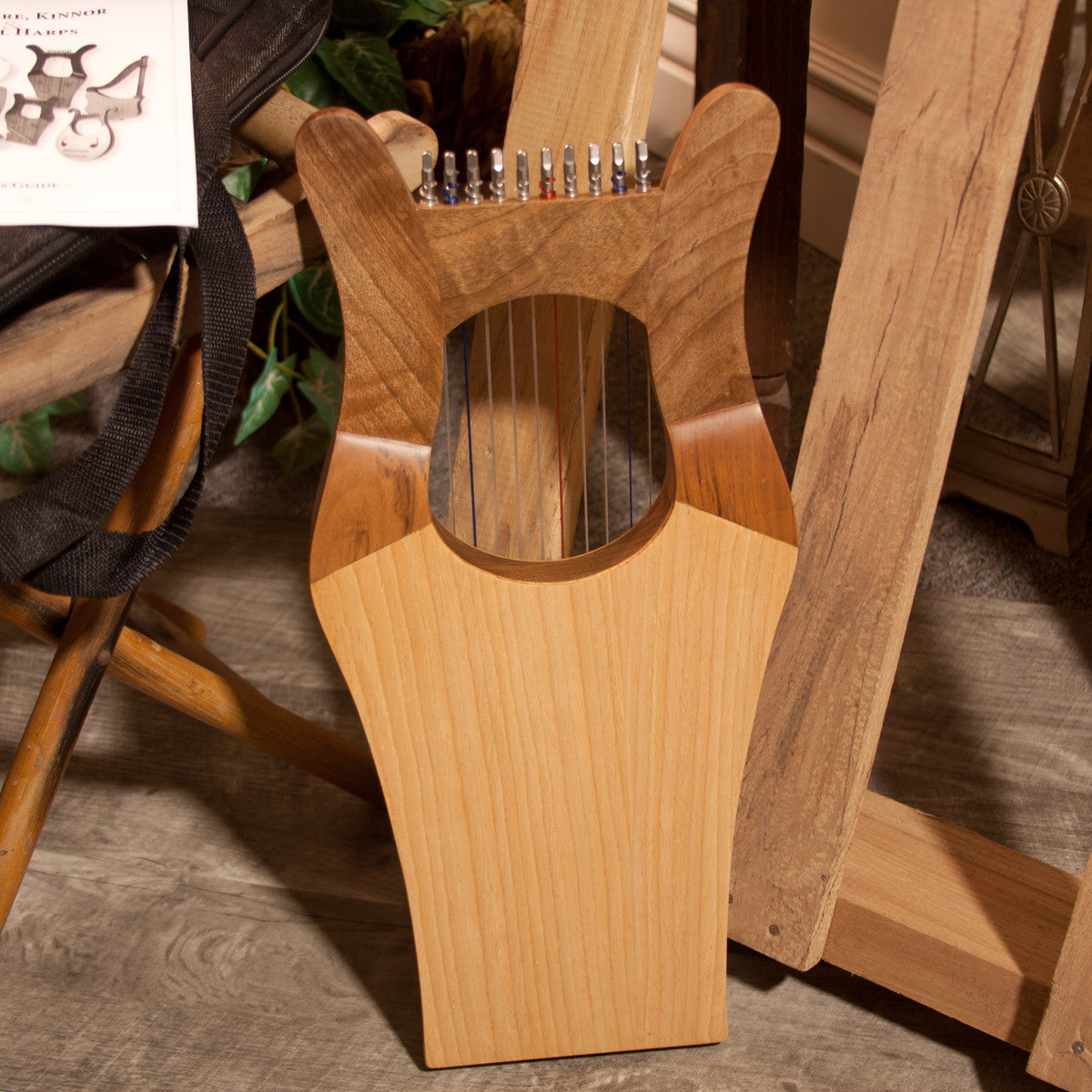 Mid-East Mini Kinnor Harp - Light - Walnut Harps Mid-East