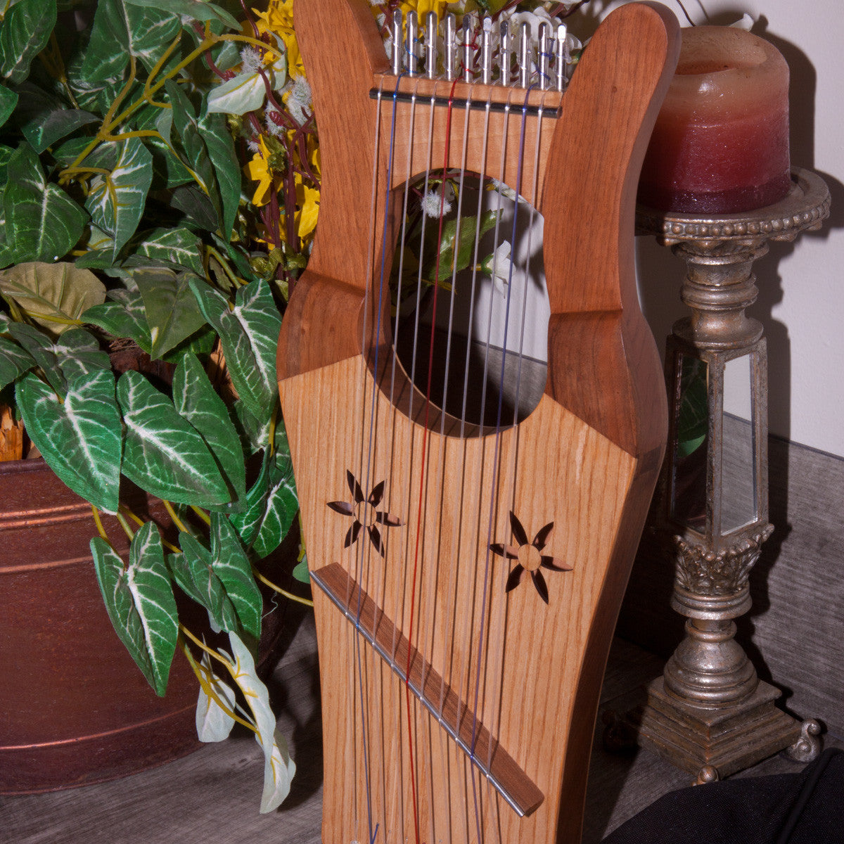 Mid-East Mini Kinnor Harp - Light - Walnut Harps Mid-East