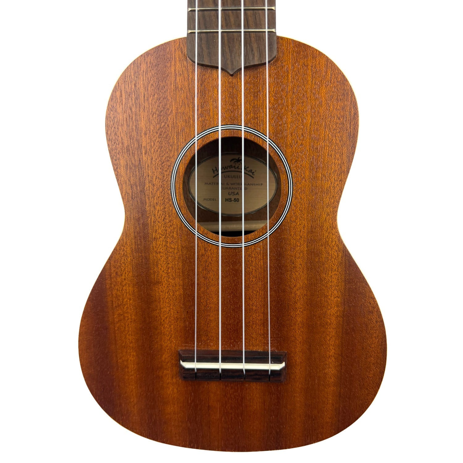 Hawaii Kai HS-50 Mahogany Soprano Ukulele w/ ABS Binding - Lark in