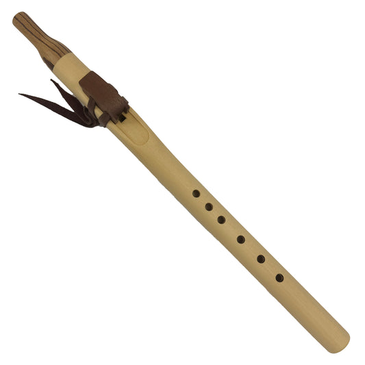 Native American Flute in A Minor by Nash Tavewa, Yellow Cedar and Zebrawood Mouthpiece