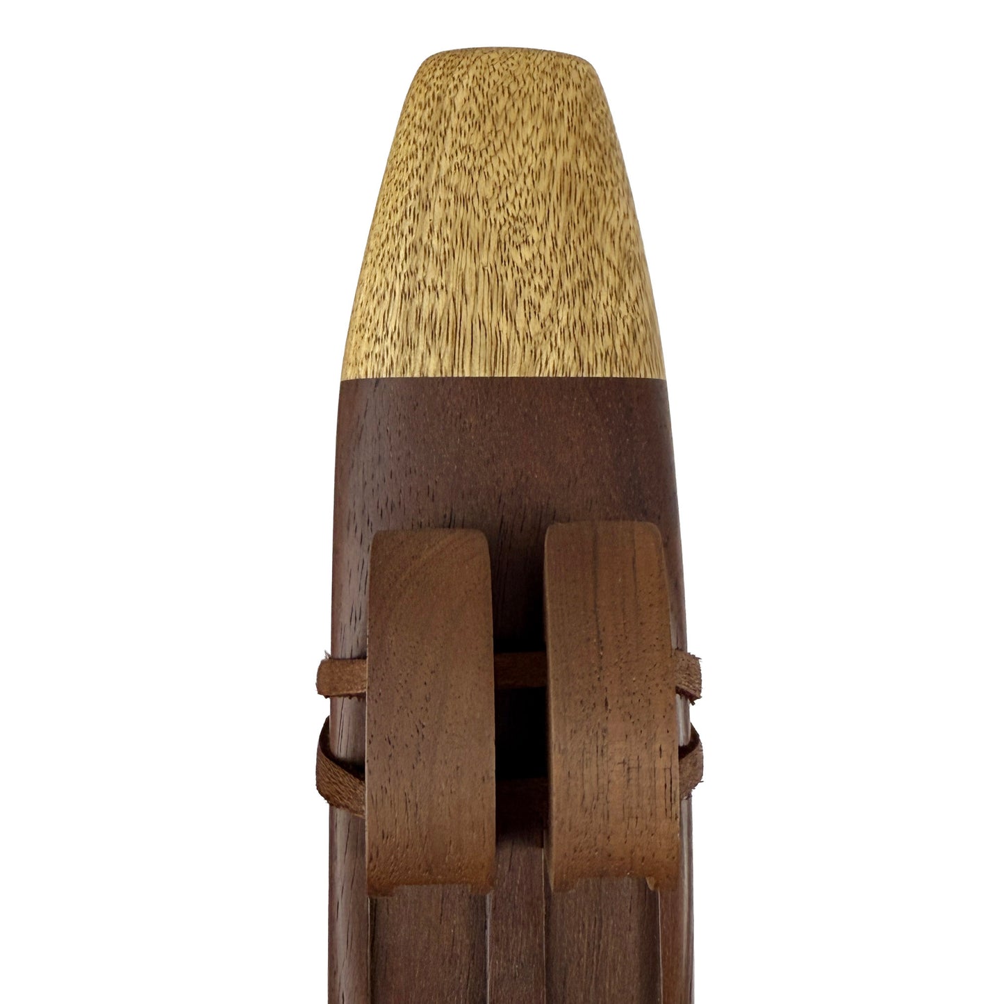 Native American Drone Flute in F minor by Nash Tavewa, Peruvian Black Walnut with Acacia Mouthpiece
