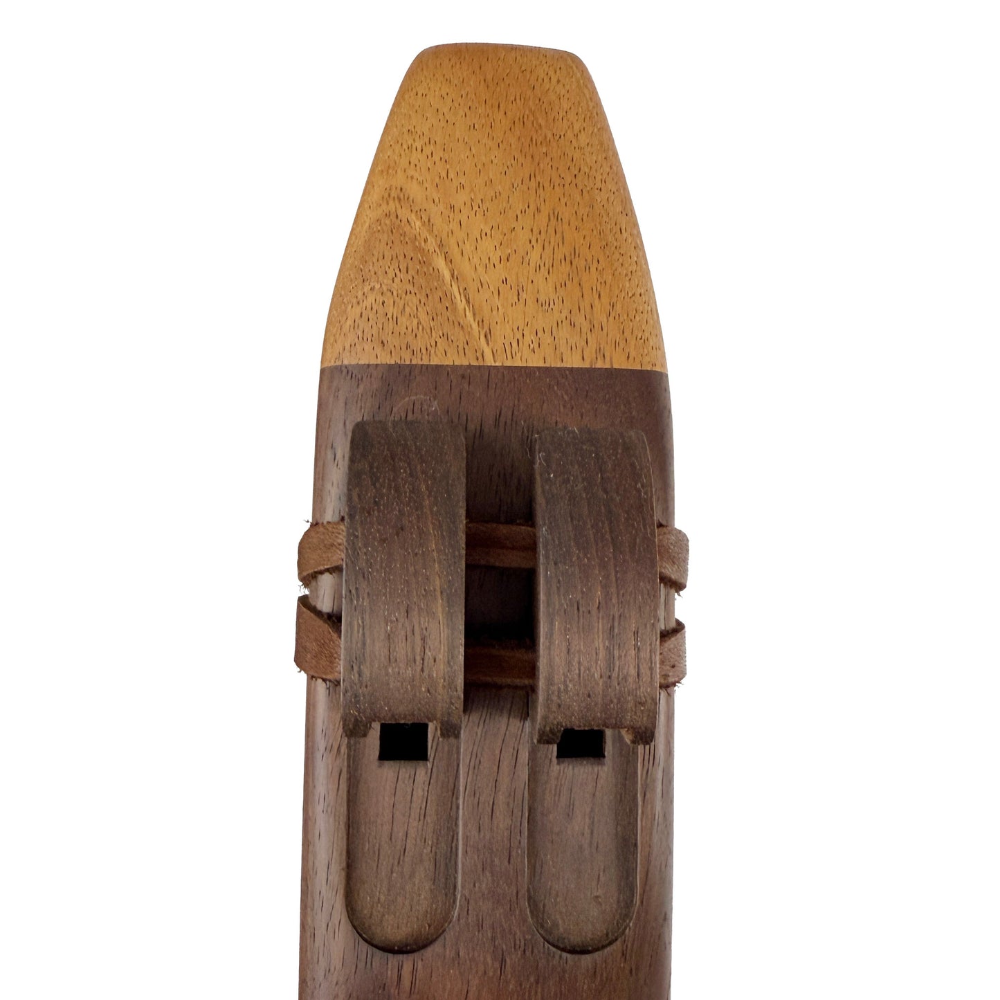 Native American Drone Flute in E minor by Nash Tavewa, Peruvian Black Walnut with Acacia Mouthpiece