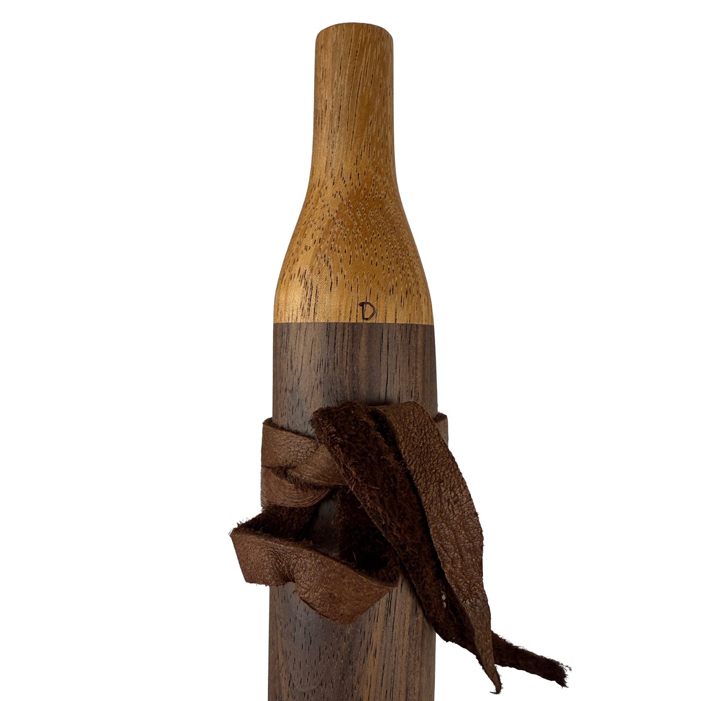 Native American Flute in D minor by Nash Tavewa, Peruvian Black Walnut with Acacia Mouthpiece