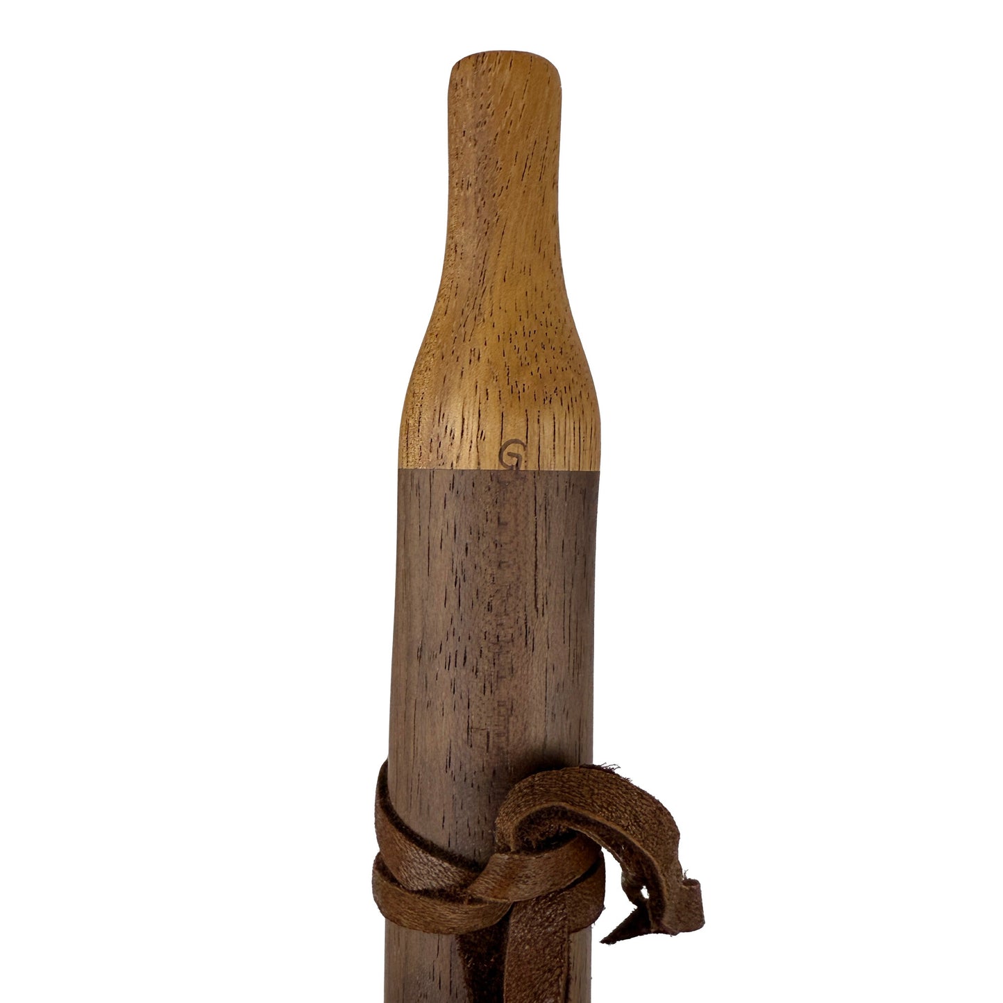 Native American Flute in G Minor by Nash Tavewa, Peruvian Black Walnut with Acacia Mouthpiece