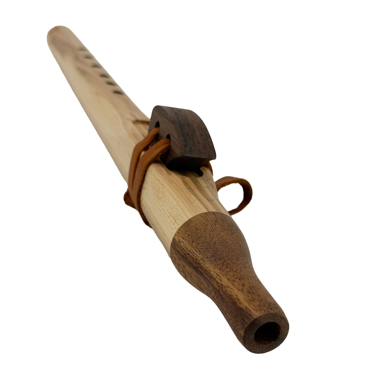 Native American Flute in G Minor by Nash Tavewa, Maple with Acacia Mouthpiece