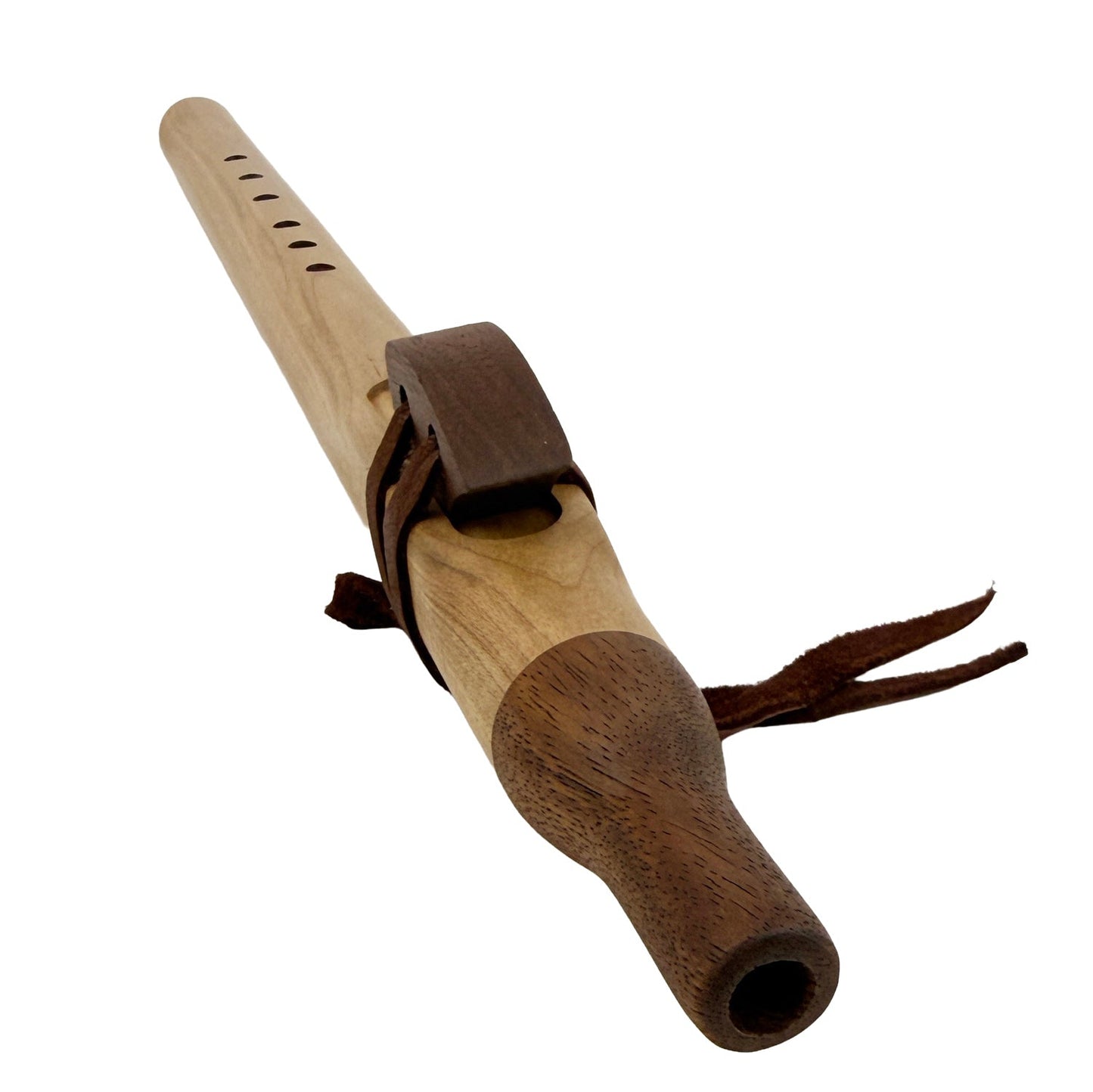 Native American Flute in F Minor by Nash Tavewa, Maple with Acacia Mouthpiece