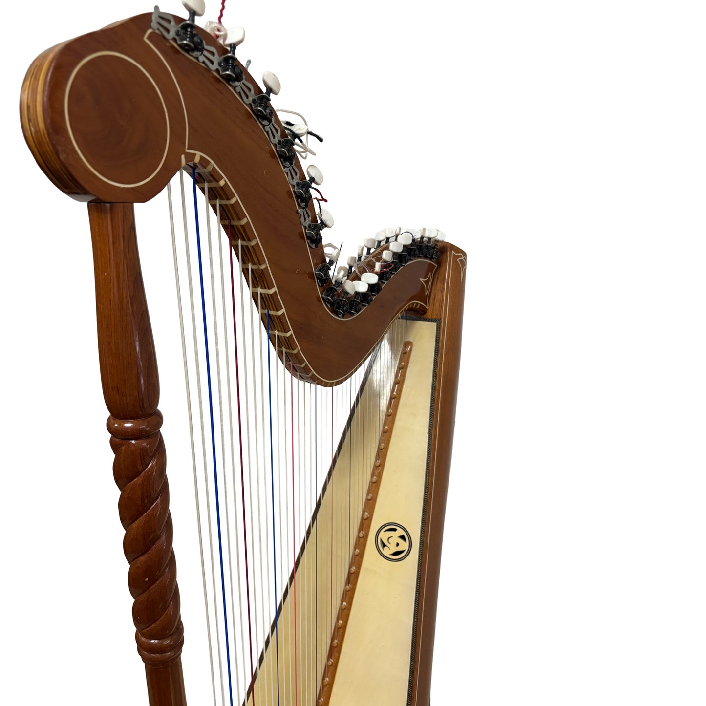 パラグアイのハープ、38弦、中古