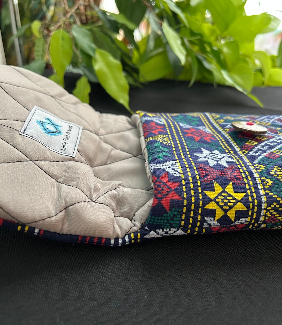 Little Fish Cotton Flute Bag - Mesmerize - Suitable for Medium Flute Flute Bags Little Fish Artwork