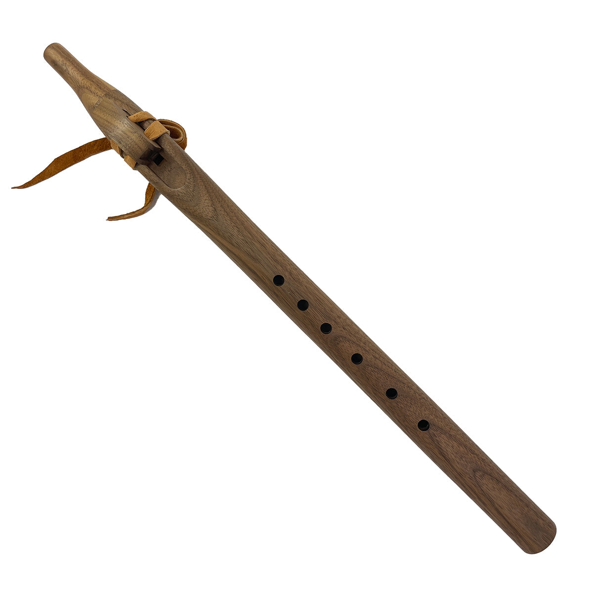 Native American Flute in E by Nash Tavewa, Walnut with mahogany Native American Flutes Nash Tavewa