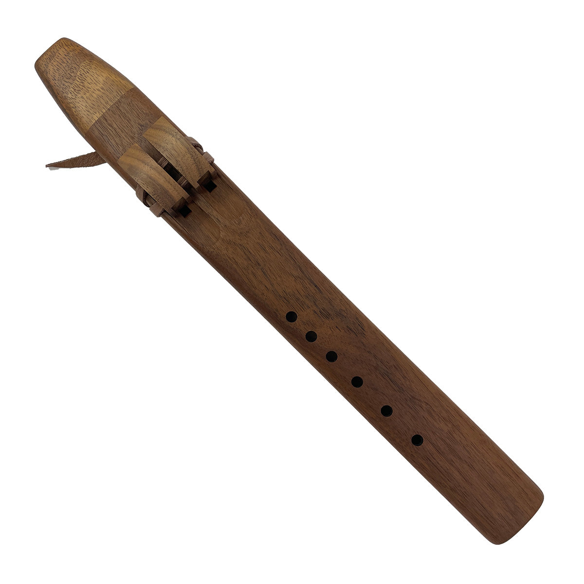 Native American Double Flute in A minor by Nash Tavewa, American Walnut Native American Flutes Nash Tavewa
