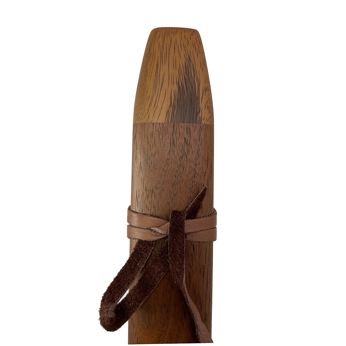 Native American Double Flute in A minor by Nash Tavewa, American Walnut Native American Flutes Nash Tavewa