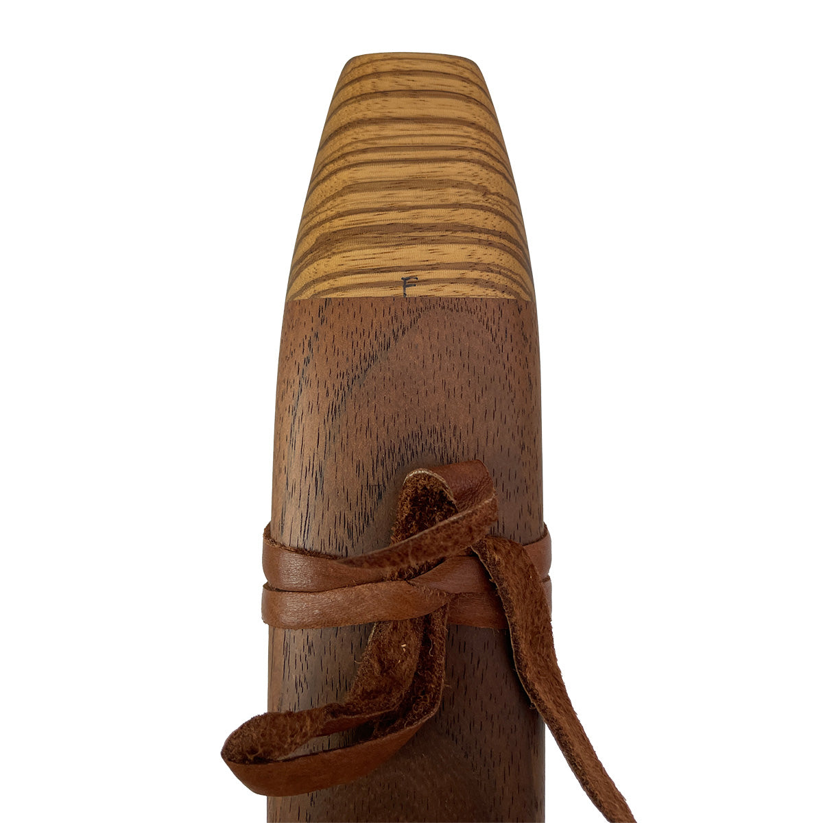 Native American Double Flute in F minor by Nash Tavewa, Mahogany Native American Flutes Nash Tavewa