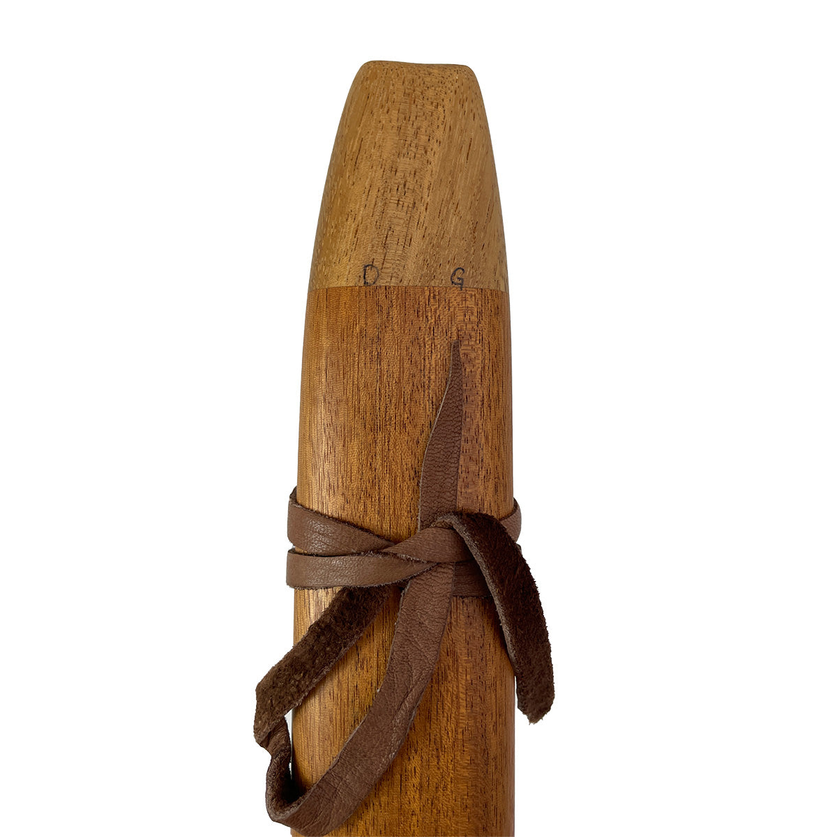 Native American Double Flute in G and D by Nash Tavewa, Mahogany Native American Flutes Nash Tavewa