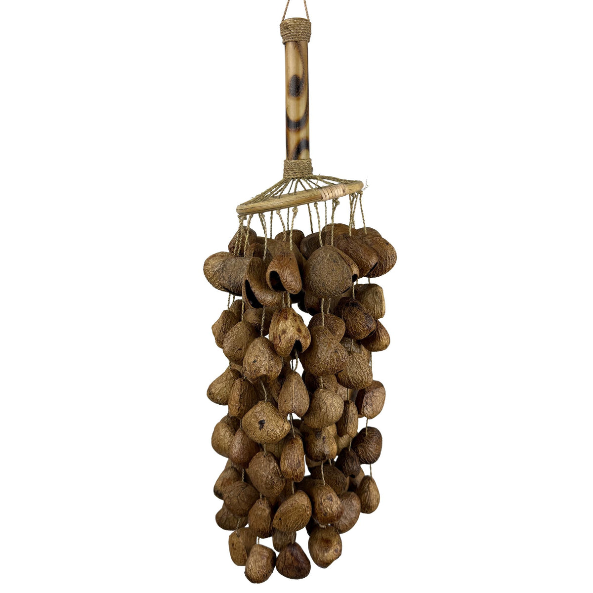 Spice Nut (Kluwak) Shaker, Bamboo Handle With One Ring
