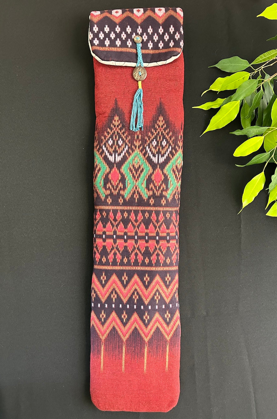 Little Fish Cotton Flute Bag - Red Spirit - Suitable for Large Flute Flute Bags Little Fish Artwork
