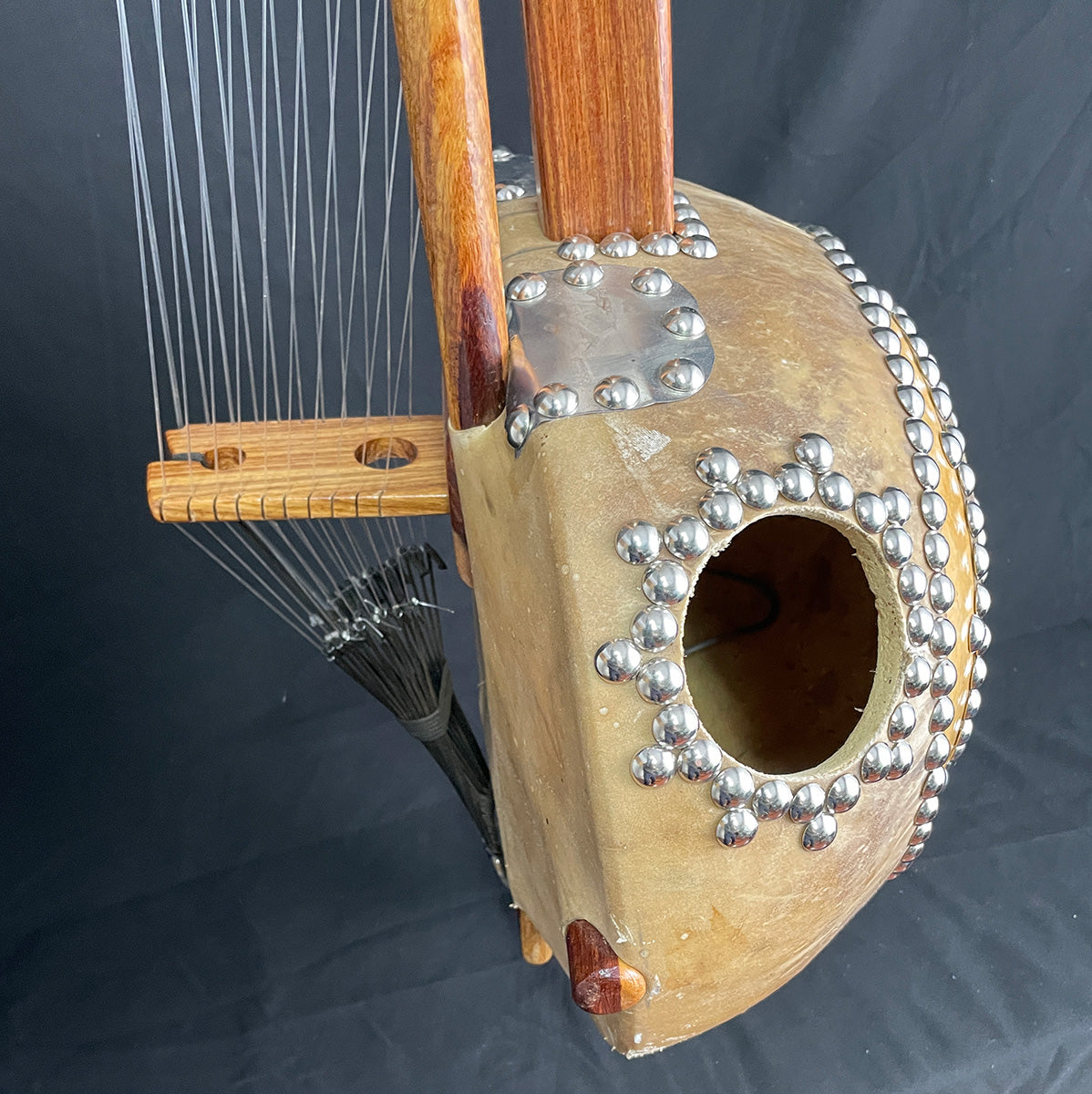Deluxe Kora with Pickup, Treble Clef Plucked Strings - Others Lark in the Morning
