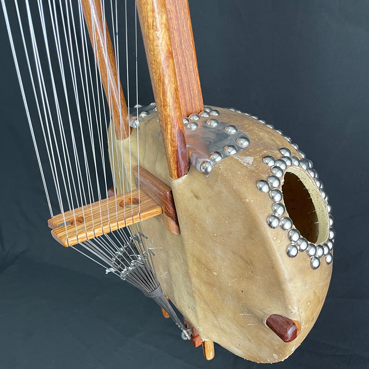 Deluxe Kora with Pickup, Treble Clef Plucked Strings - Others Lark in the Morning