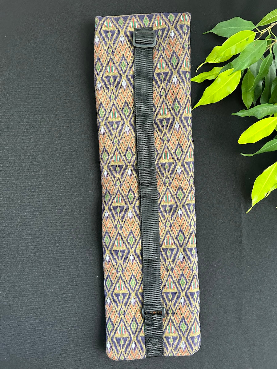 Little Fish Cotton Flute Bag - Snazzy Peacock - Suitable for Medium Flute Flute Bags Little Fish Artwork