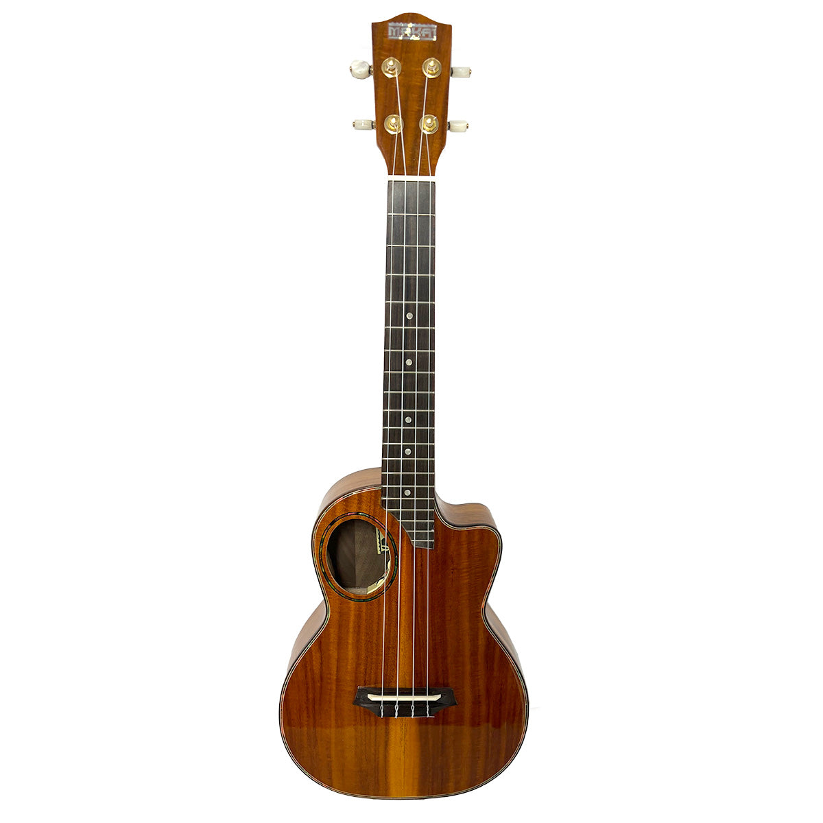 Makai TKU-27CE Koa Tenor Cutaway Ukulele Ukuleles Makai