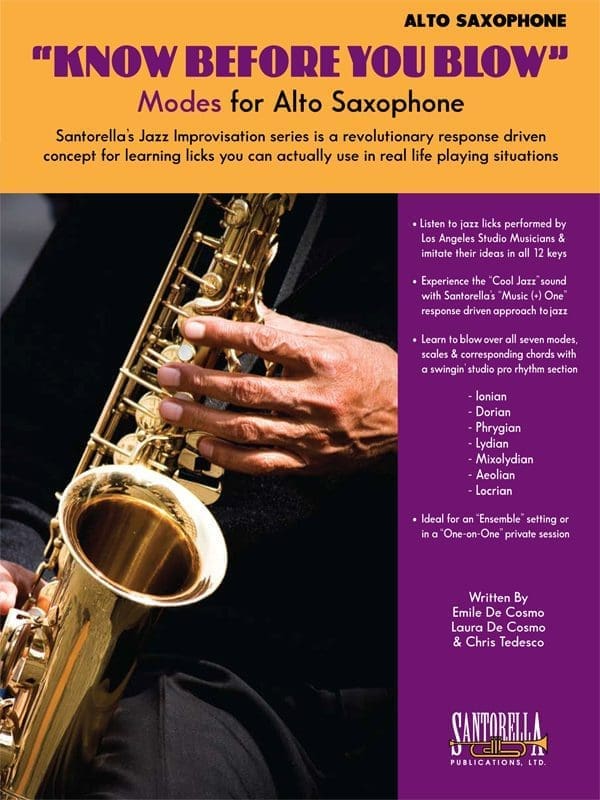 Know Before You Blow • Jazz Modes for Alto Sax