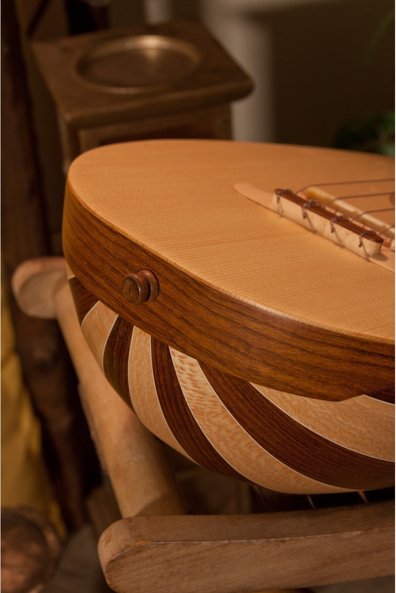 Roosebeck Baroq-ulele, Tenor, Variegated with Tuners
