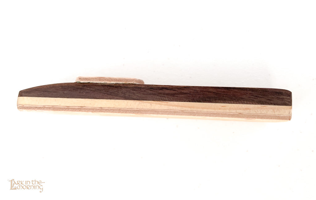 Wooden Kazoo with Brass Membrane Holder Kazoos Lark in the Morning