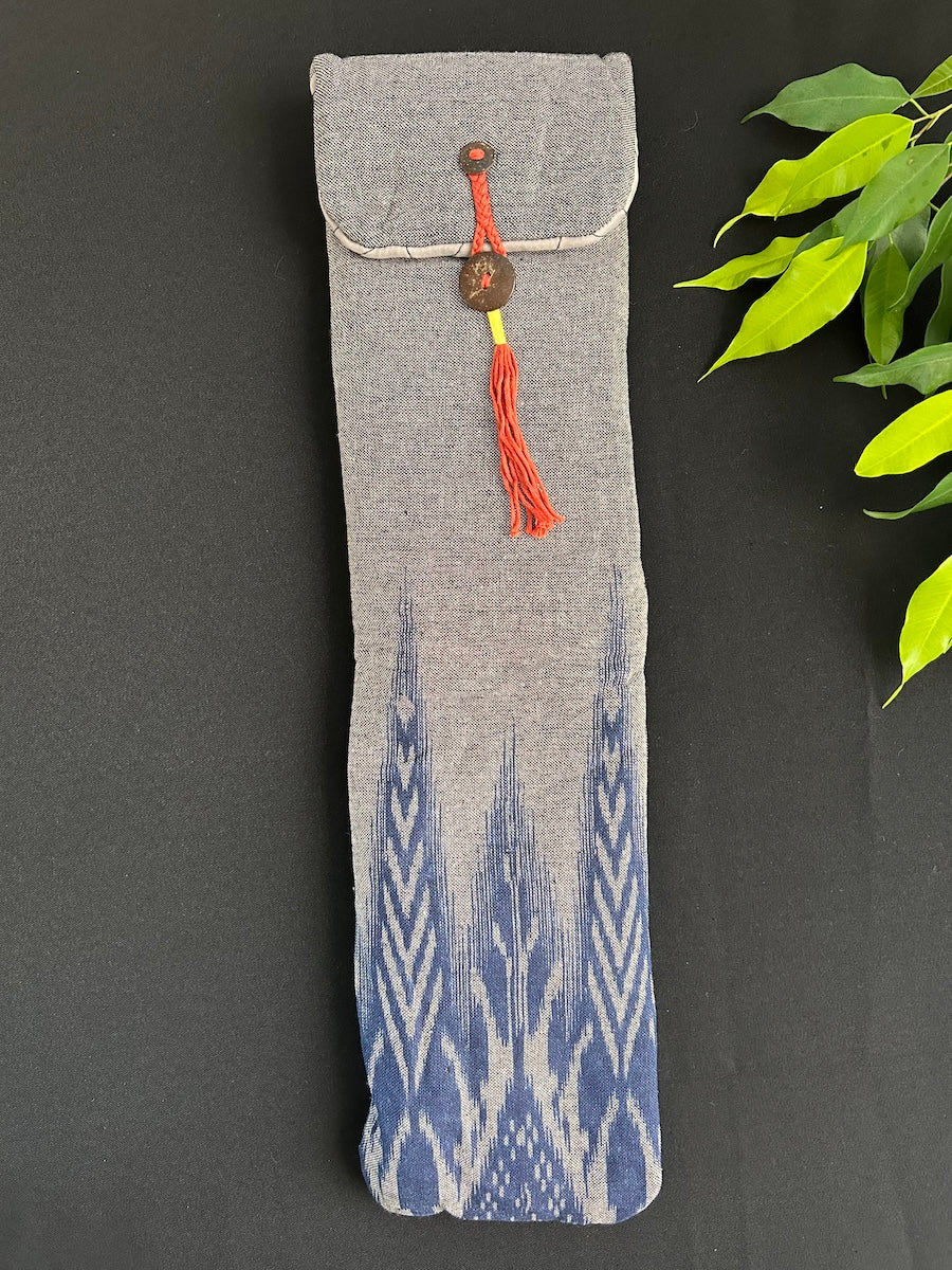 Little Fish Cotton Flute Bag - Winter Sky - Suitable for Medium Flute Flute Bags Little Fish Artwork