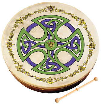Brosna Cross Bodhran 8 inch. Bodhran Bodhrans Waltons