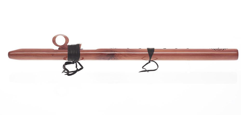 High Spirits Native American Style Flute EarthTone in Key of F#, Aromatic Cedar Native American Flutes High Spirits Flutes