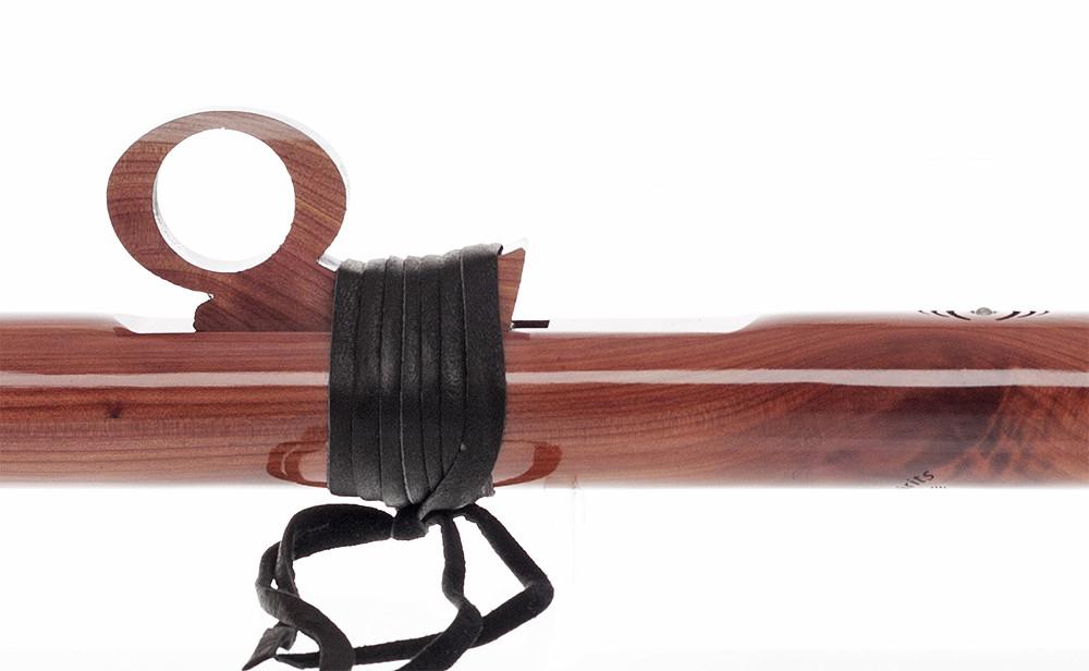 High Spirits Native American Style Flute EarthTone in Key of F#, Aromatic Cedar Native American Flutes High Spirits Flutes