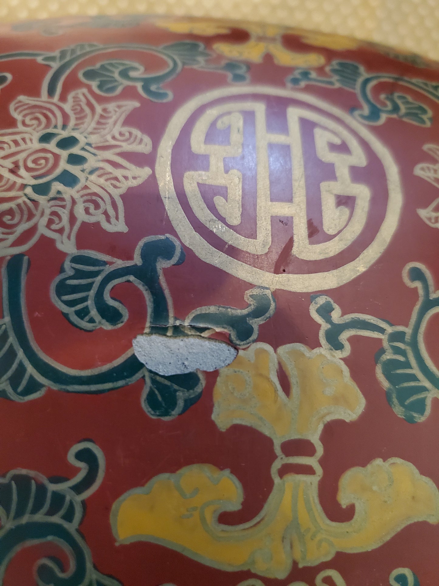 Flower Drum w/ small handle (shop worn-some chipped paint) Drums - Others Lark in the Morning