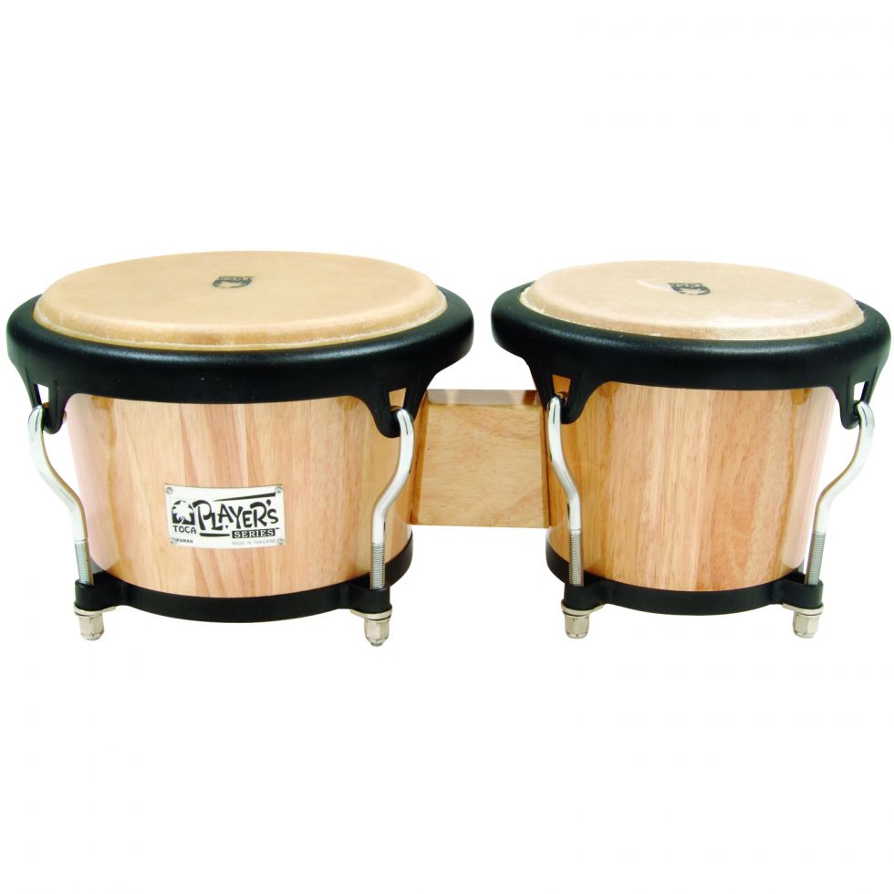 Toca Player’s Series Wood Bongos, 7” & 8.5” Bongos Toca
