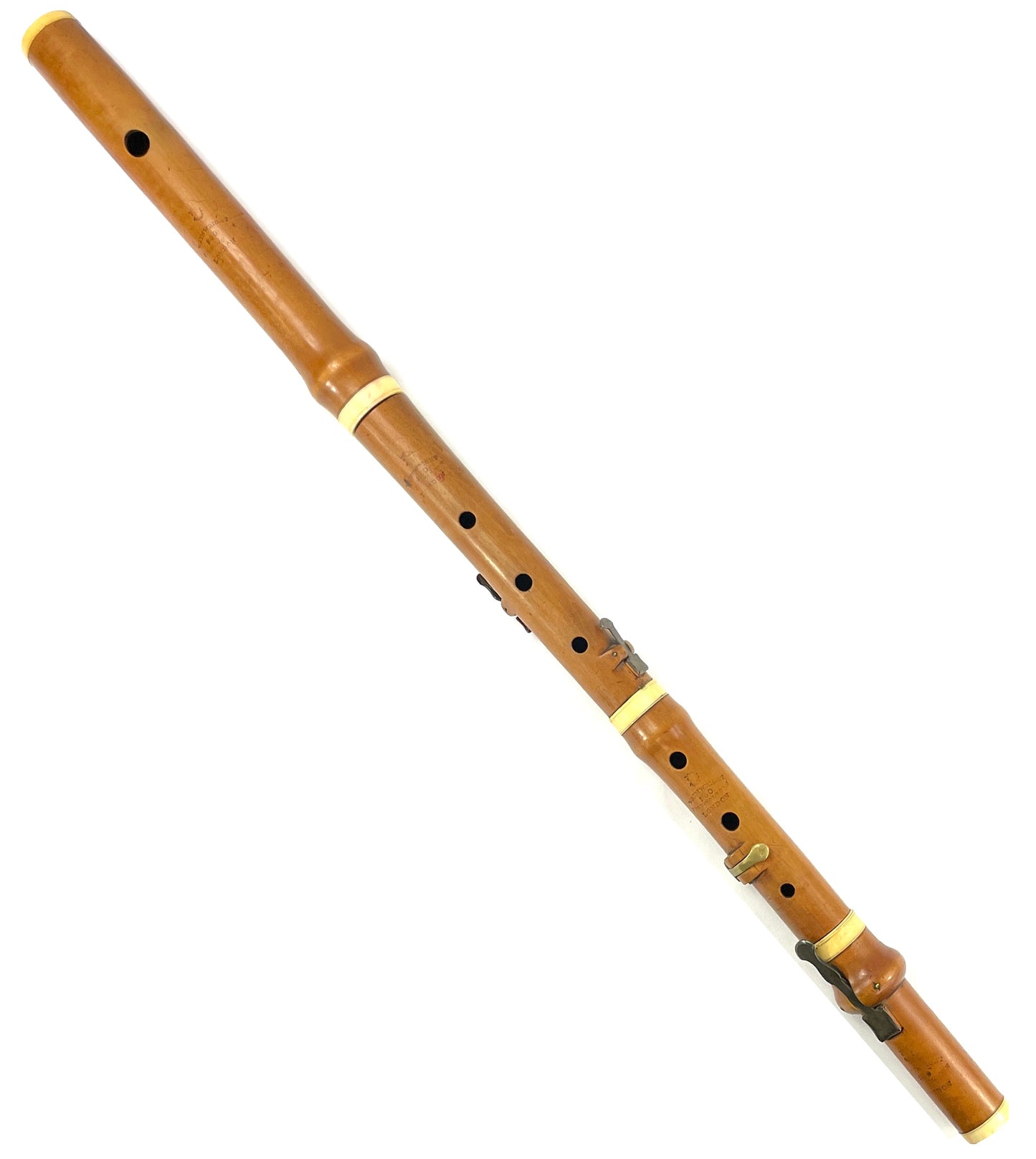 W&J Wainwright early classical flute, London, 4 key Flutes Lark in the Morning