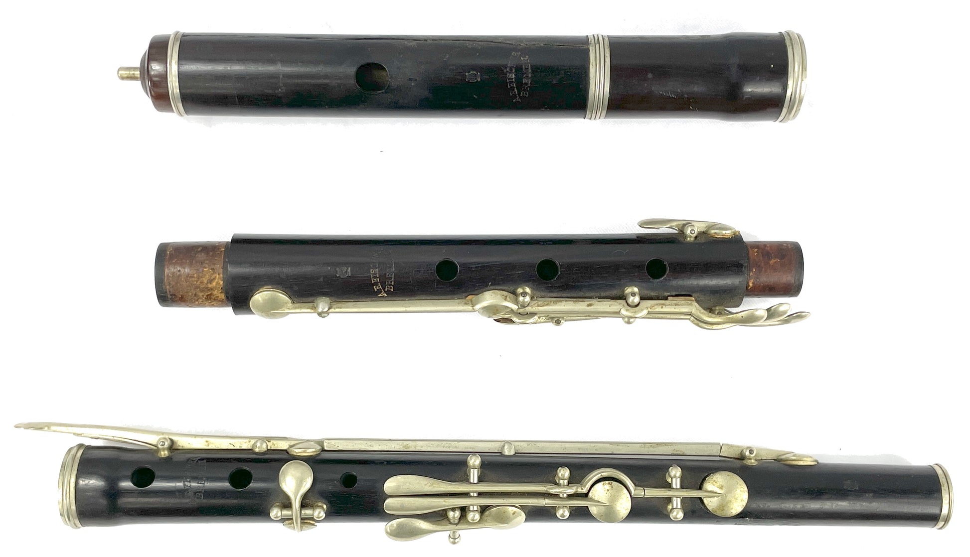 German Flute, Fisher Bremen, 10 key Flutes Lark in the Morning