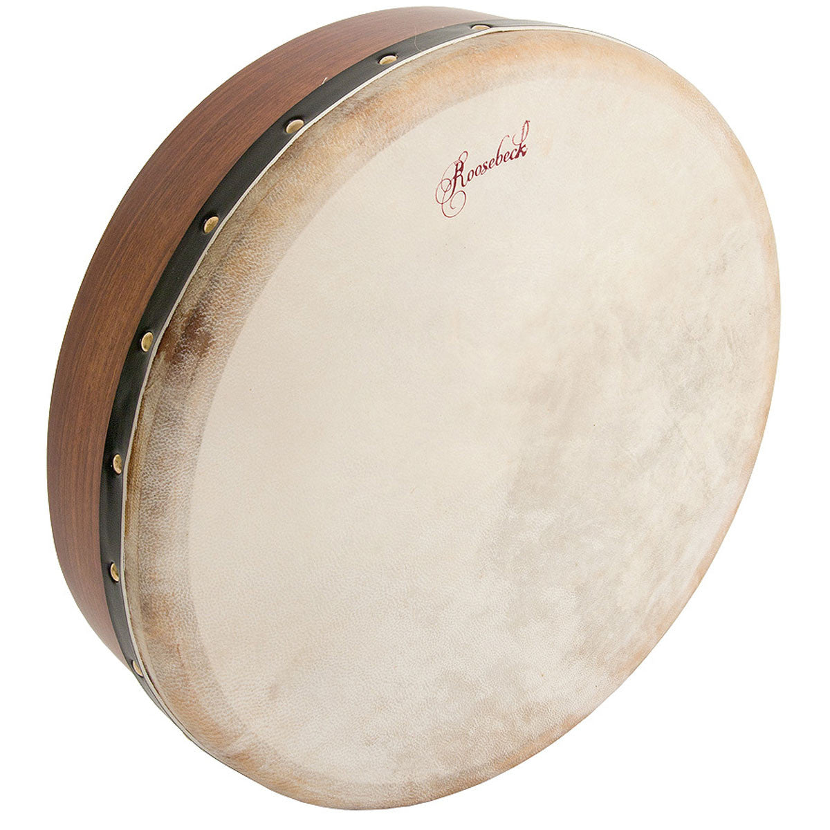 Roosebeck Bodhran, 14" x 3.5", Fixed, Rosewood, Cross Bodhrans Roosebeck