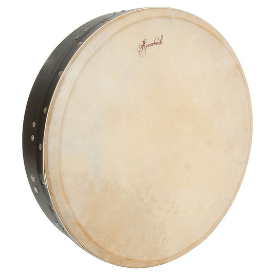 Roosebeck Bodhran, 16"x3.5", Tune, Black, T-Bar Bodhrans Roosebeck